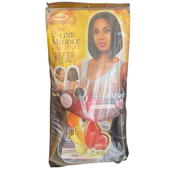 Vanessa Tops V-Line Middle Lace Part Wig. Color 1 main image 6